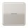 Jung CD10911STRFPT KNX RF Taster 1-fach (Metallausführung) Aluminium eloxiert Platin Serie CD