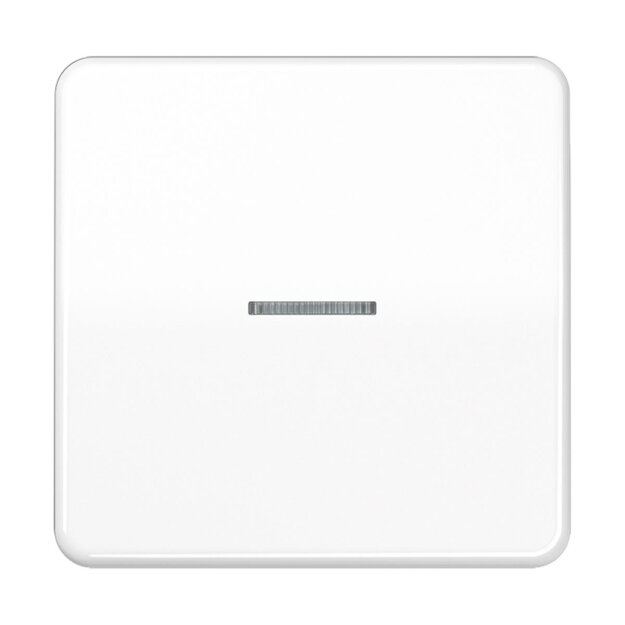 Jung CD10911STRFWW KNX RF Taster 1-fach (Duroplast hochkratzfest glänzend) Alpinweiß Serie CD