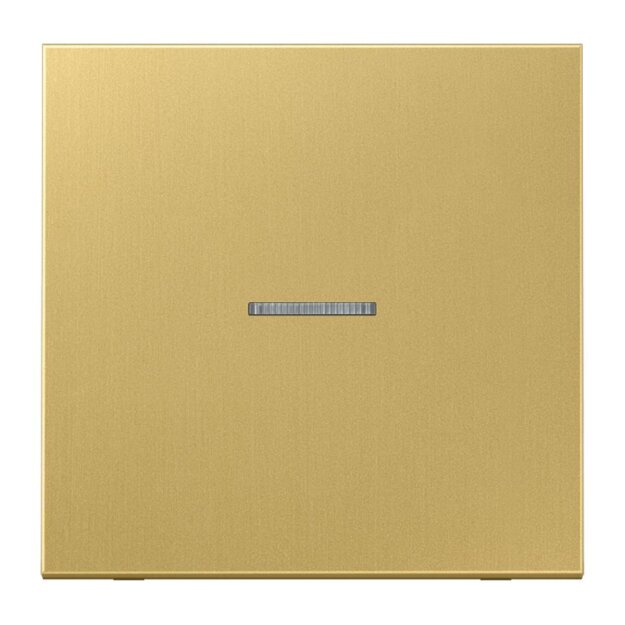 Jung ME10911STRFC KNX RF Taster 1-fach (Metallausführung) Messing Classic Serie LS