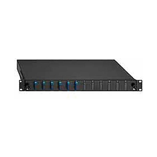 Rutenbeck BasicLine-Spleissbox ausziehbar 19/1HE 6xSC-D OS2 Blau