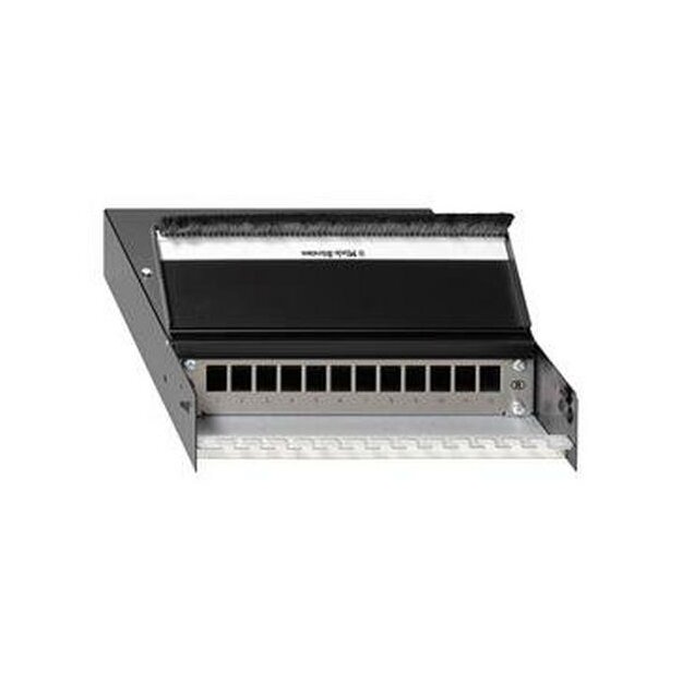 Rutenbeck Kabelverzweiger zur Aufnahme von max. 12 Universalmodulen und Keystonemodulen KMK Aufputz CP-UM A-12 Ap