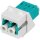 Rutenbeck LC-D Keystone Modul MM OM3 Reinweiß KMK-LC-D OM3 Aqua rw