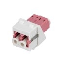 Rutenbeck LC-D Keystone Modul MM OM4 Reinweiß...
