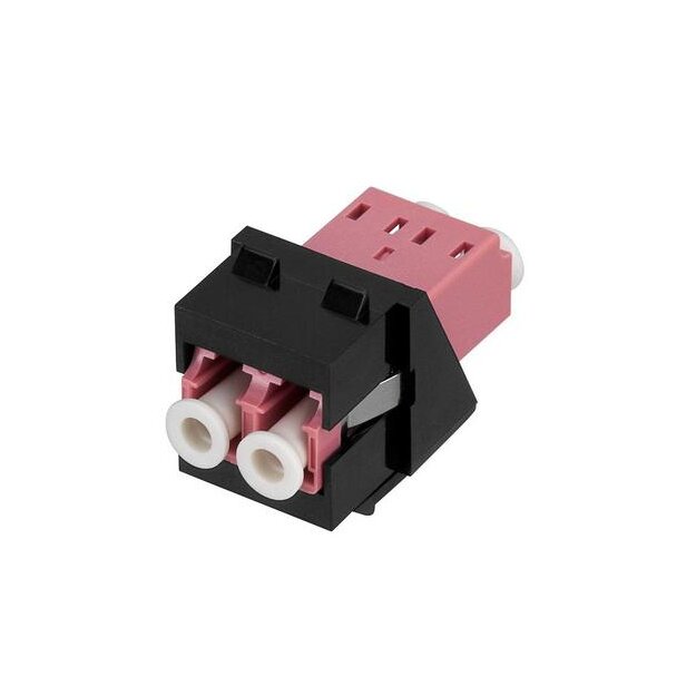Rutenbeck LC-D Keystone Modul MM OM4 Schwarz KMK-LC-D OM4 Erika sw