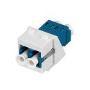 Rutenbeck LC-D Keystone Modul SM OS2 Reinweiß...