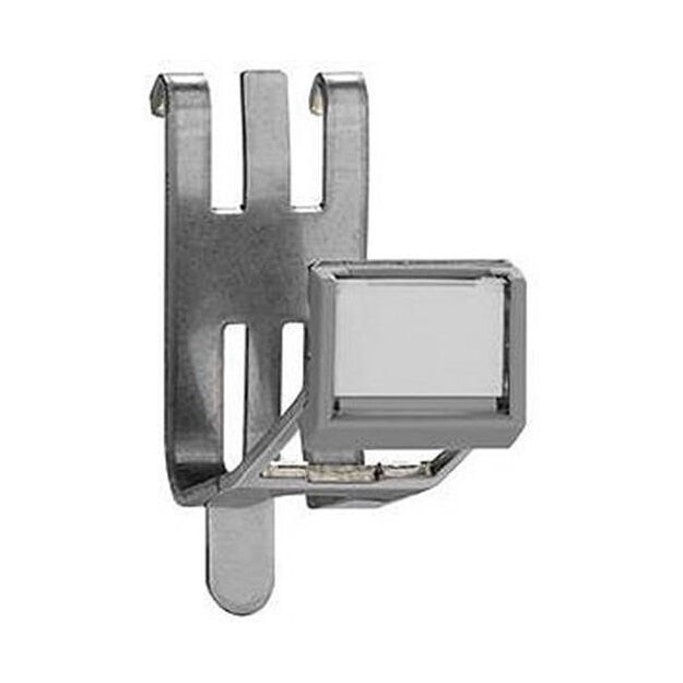 Rutenbeck Montageadapter 1-fach REG-Montage für Keystone Module KMK zur Befestigung auf der DIN-Normschiene Lichtgrau KMK-MA REG