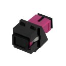 Rutenbeck SC Keystone Modul MM OM4 Schwarz KMK-SC OM4...