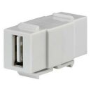 Rutenbeck 17010661 USB-Keystone USB A (Buchse/Buchse)...