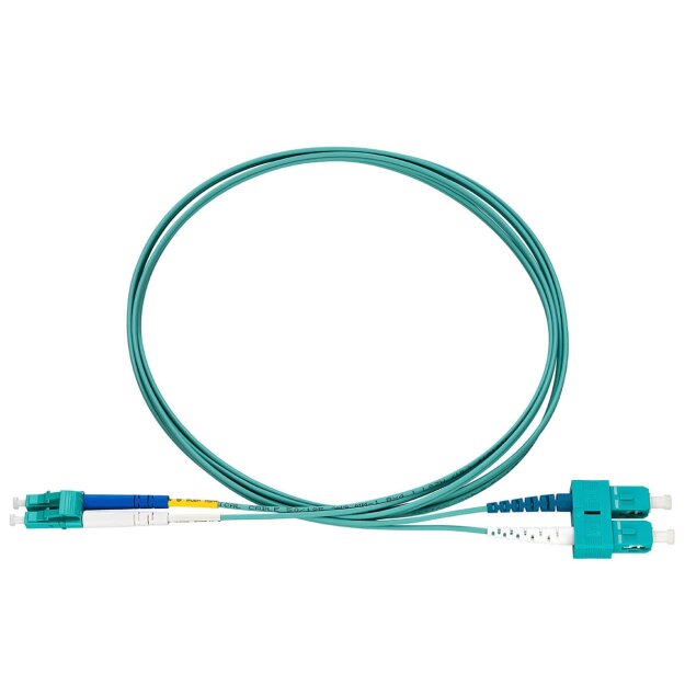 Rutenbeck LC-D/SC-D Patchkabel OM5 Grün 5m