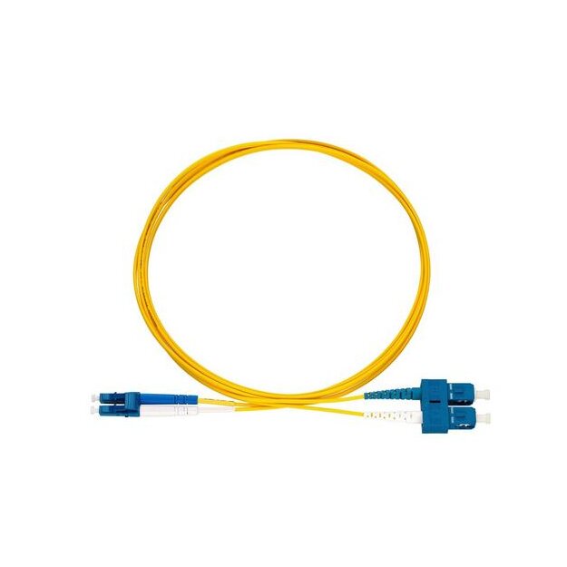 Rutenbeck LC-D/SC-D Patchkabel OS2 Gelb 2m