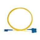 Rutenbeck LC-D/SC-D Patchkabel OS2 Gelb 5m