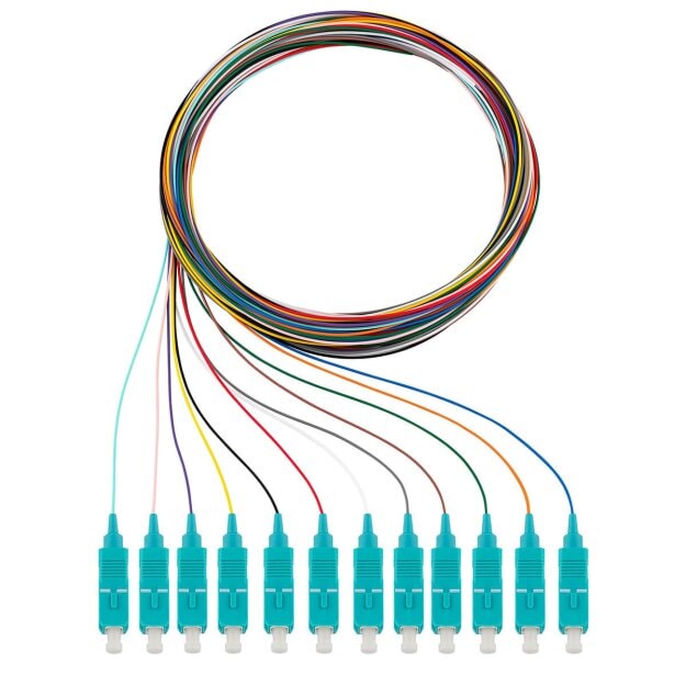 Rutenbeck Pigtails 12xSC OM3 2m
