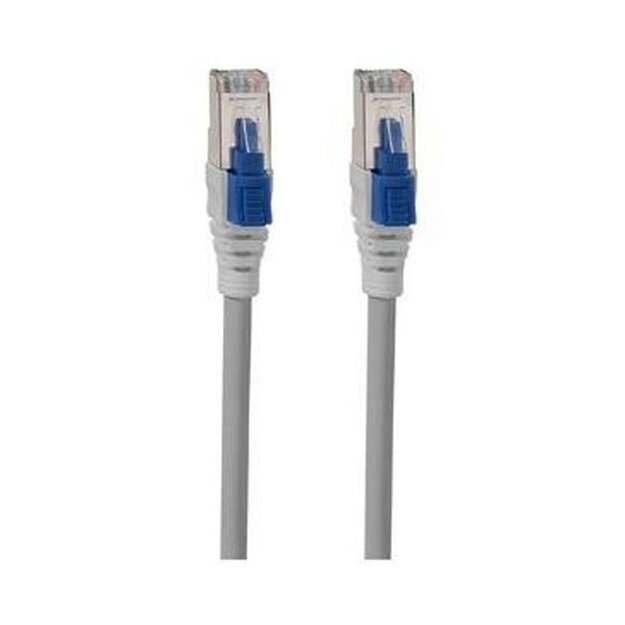 Rutenbeck Cat.6A iso-Patchkabel verriegelbar geschirmt S/FTP LSHF 1,0 m Grau