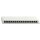 Rutenbeck 10 Gigabit-Patchpanel geschirmt Aufputz für Tisch-/Wandmontage REG-Montage mit Hutschienenadapter PP-Cat.6A iso-16 Ap rw