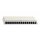 Rutenbeck Keystone-Patchpanel zur Aufnahme von max. 12 Universalmodulen und Keystonemodulen KMK Aufputz für Tisch-/Wandmontage REG-Montage PP-UM A-12 Ap rw