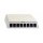 Rutenbeck Cat.6A iso-Patchpanel mit 8 Universalmodulen (RJ45-Modulen) UM-Cat.6A iso 10G geschirmt Aufputz für Tisch-/Wandmontage REG-Montage PP-UM-Cat.6A iso 10G-8/8 Ap rw
