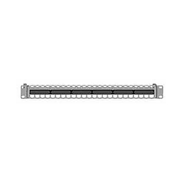 Rutenbeck 25/10 Gigabit-Patchpanel mit 48 Universalmodulen UM-Cat.6A iso 25/10G geschirmt 19/1 HE PP-UM-Cat.6A iso 25/10G-48/48/1 VA