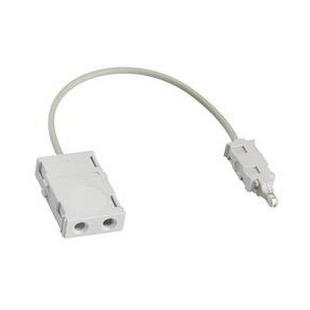 Rutenbeck Prüfschnur mit Prüfstecker für AsLe LSA 2-polig mit 2 Buchsen 300 mm AsLe LSA