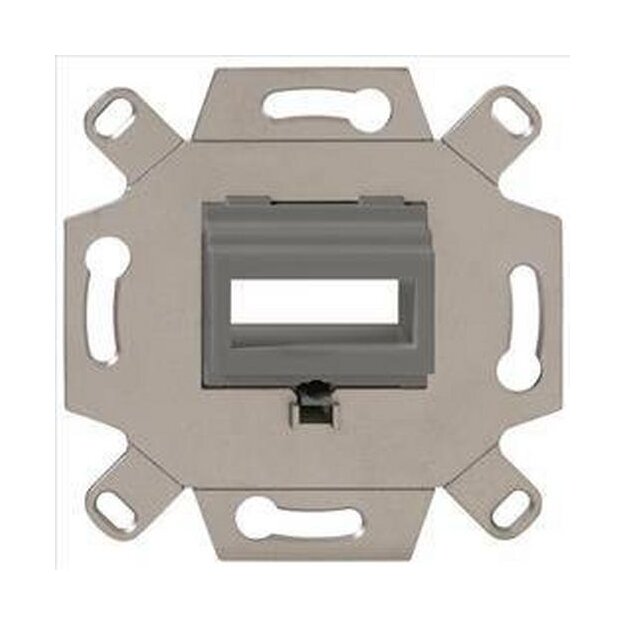 Rutenbeck Montageadapter SC-D/LC-Quad 2-fach Mausgrau SC-D/LC-Q-MA Up g