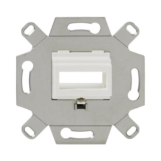 Rutenbeck Montageadapter SC-D/LC-Quad 2-fach Reinweiß SC-D/LC-Q-MA Up rw