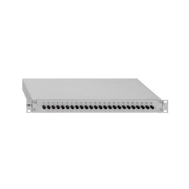 Rutenbeck Spleissbox ausziehbar 19/1HE 12xST OM3 Metall