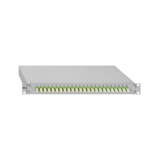 Rutenbeck 228030506 Spleissbox ausziehbar 19"/1HE 6xSC-D OM3 Aqua