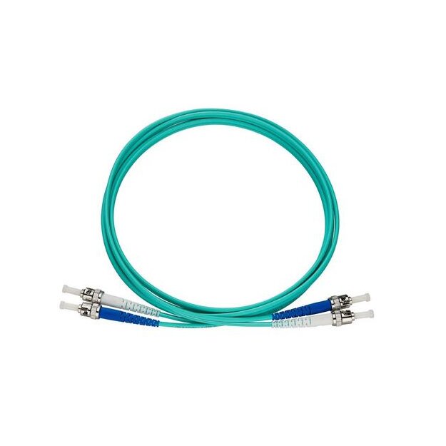 Rutenbeck ST-D/ST-D Patchkabel OM3 Aqua 2m