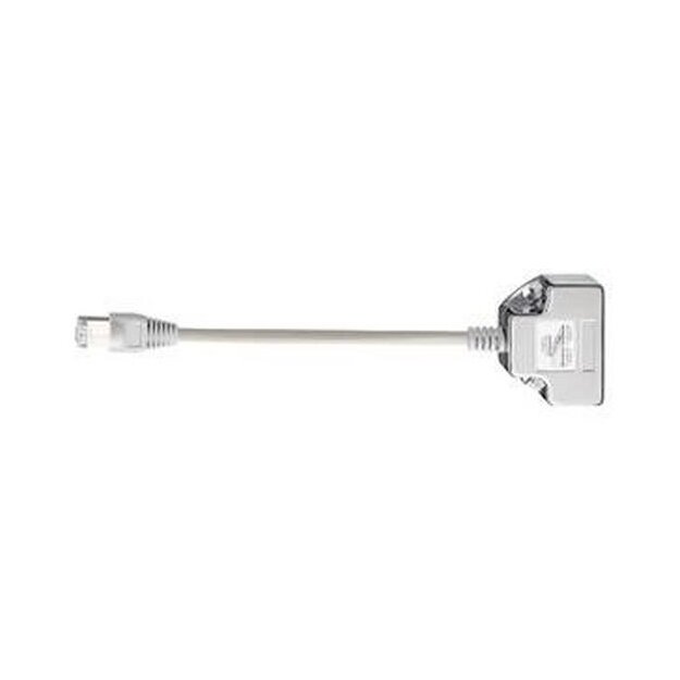 Rutenbeck Cablesharing-Adapter Cat.5e geschirmt 1 x 10/100 Mbit/s 1 x ISDN T-ADAP Ethernet/ISDN