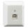 Rutenbeck Cat.6A iso U-Netzwerkdose ungeschirmt 1-fach Aufputz Reinweiß UAE-Cat.6A iso-8 U Ap rw