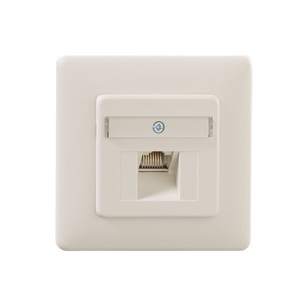 Rutenbeck ClassEA iso U-Anschlussdose ungeschirmt 1-fach Unterputz Reinweiß UAE-ClassEA iso-8 U Up mK rw