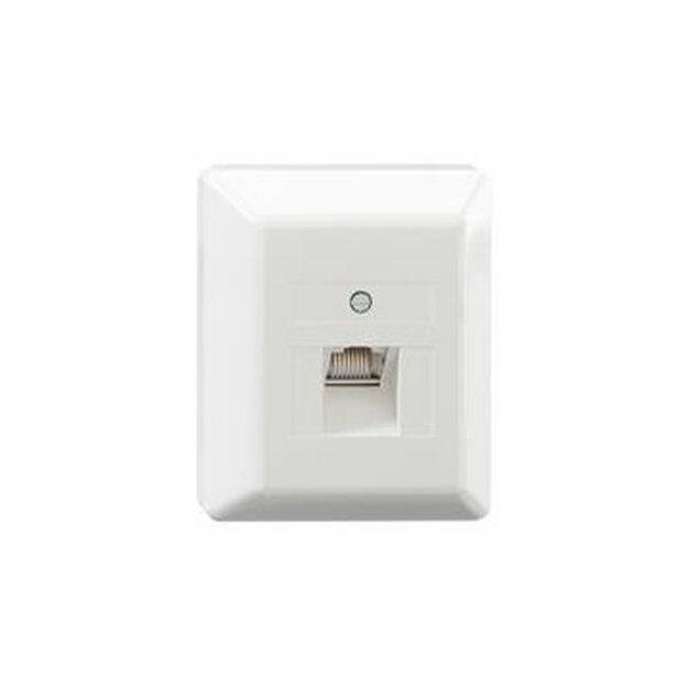 Rutenbeck ClassEA iso U 1-fach-Anschlussdose Aufputz ungeschirmt Reinweiß UAE-ClassEA iso-8 U Ap rw