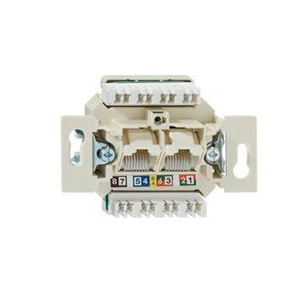 Rutenbeck ClassEA iso U-Anschlussdose ungeschirmt 2-fach Unterputz UAE-ClassEA iso-8/8 U Up 0 mK