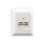 Rutenbeck ClassEA iso U 2-fach-Anschlussdose Aufputz ungeschirmt Reinweiß UAE-ClassEA iso-8/8 U Ap rw
