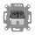 Rutenbeck 10 Gigabit-Doppeldatendose geschirmt 2-fach Unterputz mit 2 Modulen UM-Cat.6A iso 10G-MD 2 Up 0