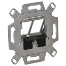 Rutenbeck Montageadapter Unterputz für ein oder zwei Universalmodule oder Keystonemodule gerader oder schräger Modulauslass UM-MA KS 2 Up