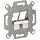 Rutenbeck Montageadapter Unterputz für ein oder zwei Universalmodule oder Keystonemodule gerader oder schräger Modulauslass UM-MA KS 2 Up