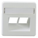 Rutenbeck Zentralstück für RJ45-Dosen mit 2...