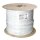 Astro CSA9511A/500 Koaxialkabel 3-fach geschirmt (2x AL-Folie + CuSn-Geflecht) 500 m Trommel 1,13 mm massiver Kupferinnenleiter 6,9 mm Mantel PVC Weiß Class A+ 00750953