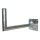 Astro SWH 55 Wandhalter feuerverzinkter Stahl Wandabstand 550 mm Mastdurchmesser 48 mm Montagefläche 200 x 200 mm 00702550