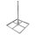 Astro STH 440 Flachdachhalter für Satellitenantennen max. Ø 90 cm Aufnahmen für 4 Betonplatten 4 x 40 cm Mastdurchmesser 48 cm Länge 100 cm 00370044