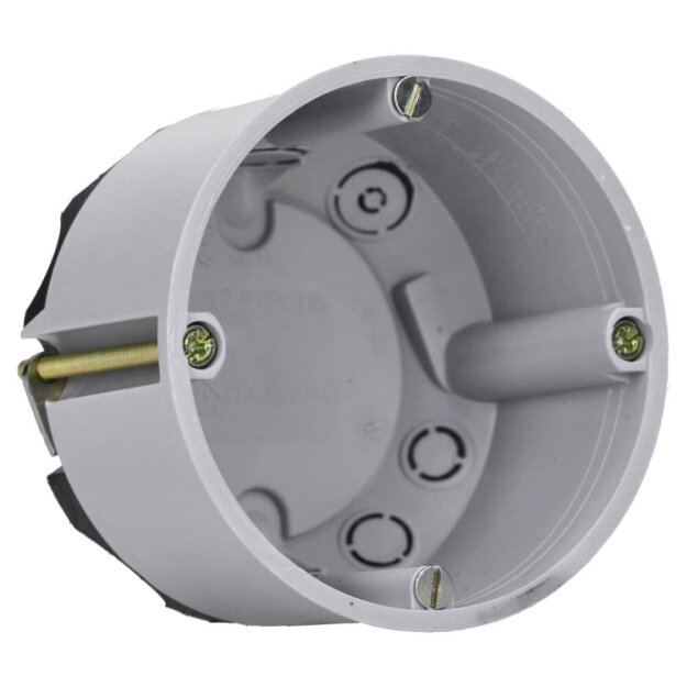 Voxura Brandschutzdose Gerätedose flach Ø 68x49mm für F30-F90 Kunststoff PP rauchdicht