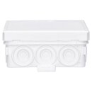 Voxura Abzweigdose Abzweigkasten Verbindungsdose Aufputz 85x85x37mm weiß M16 M12 M20