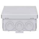 Voxura Abzweigdose Abzweigkasten Verbindungsdose Aufputz 130x85x42 mm grau M16 M12 M20