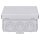 Voxura Abzweigdose Abzweigkasten Verbindungsdose Aufputz 130x85x42 mm grau M16 M12 M20
