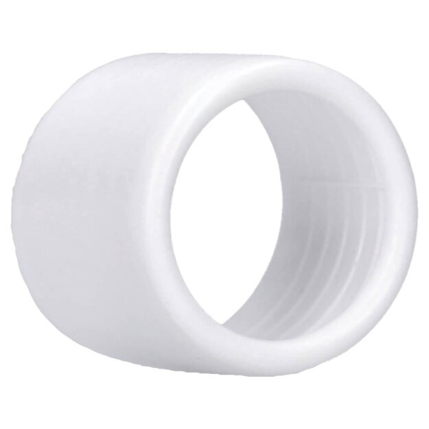 Voxura Rohrendtüllen M25 25x23mm PP Kunststoff für Installationsrohre weiß