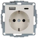 Gira 245901 Schuko mit Shutter USB-Spannungsversorgung...