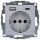 Gira 245926 Schuko mit Shutter USB-Spannungsversorgung 2-fach Typ A/C System 55 F Alu