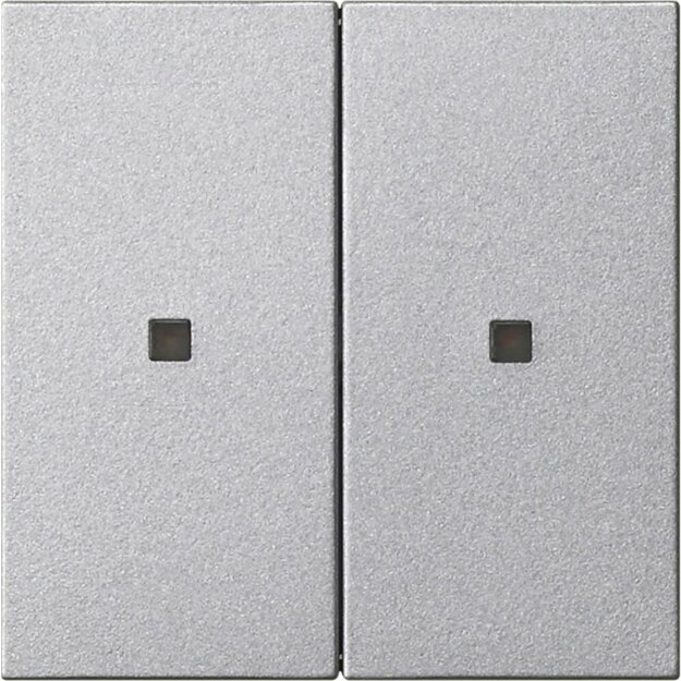 Gira 510726 KNX RF Bedienaufsatz 2-fach System 55 F Alu