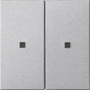 Gira 510726 KNX RF Bedienaufsatz 2-fach System 55 F Alu