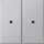 Gira 510726 KNX RF Bedienaufsatz 2-fach System 55 F Alu